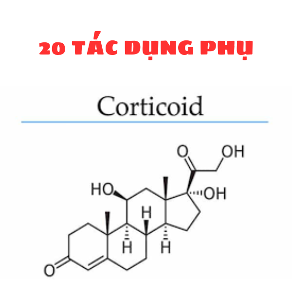 20 Tác dụng phụ của Corticoid