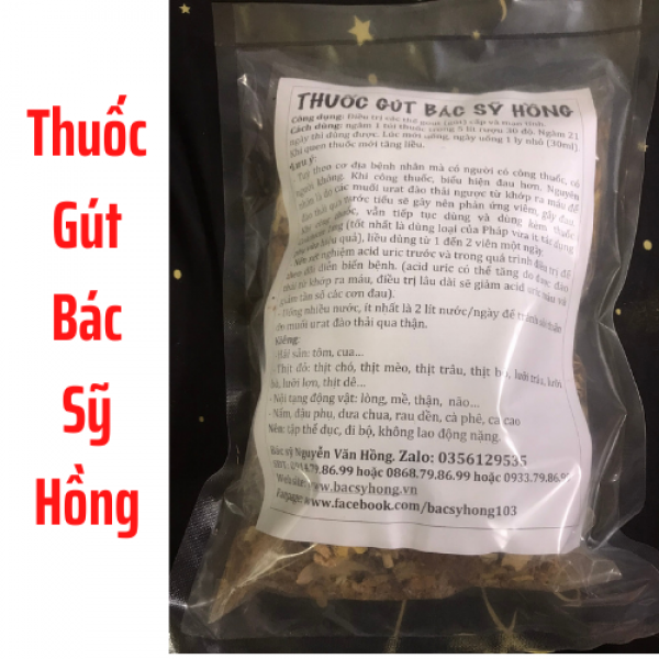 Thuốc gút Bác sỹ Hồng